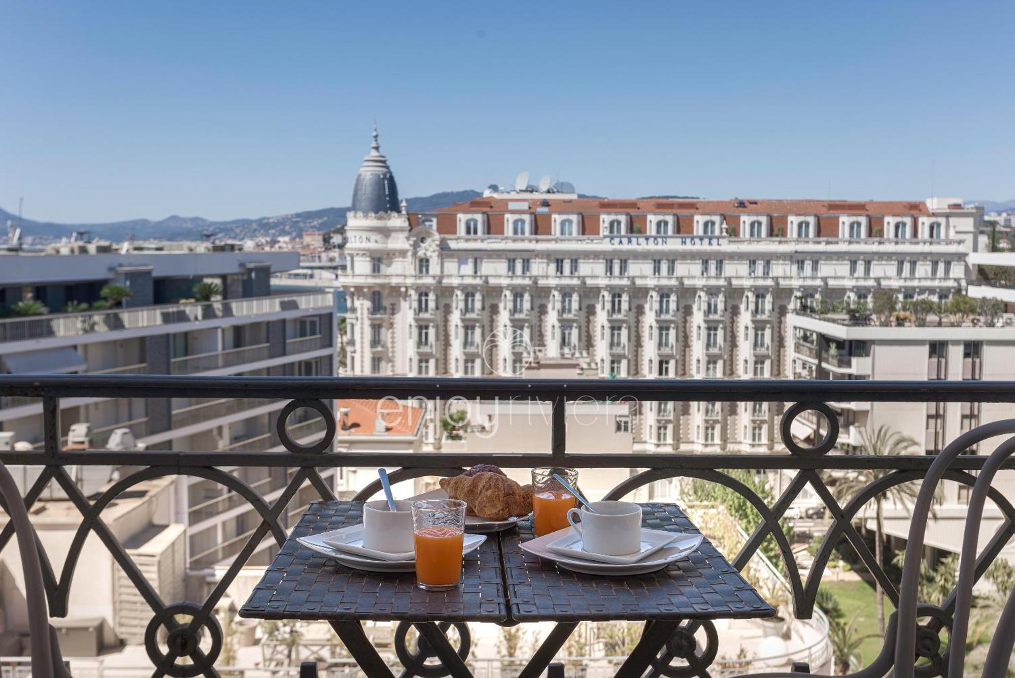 Palais Miramar Suite Art Modern - Derniere Etages Vue Mer - 75M De Confort - En Face Des Plages -Wifi - Clim Cannes Esterno foto