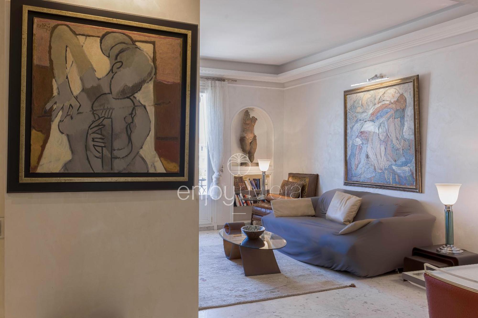 Palais Miramar Suite Art Modern - Derniere Etages Vue Mer - 75M De Confort - En Face Des Plages -Wifi - Clim Cannes Esterno foto